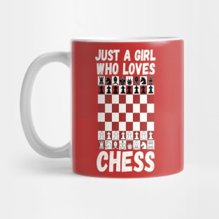 Just a girl who loves chess Mug